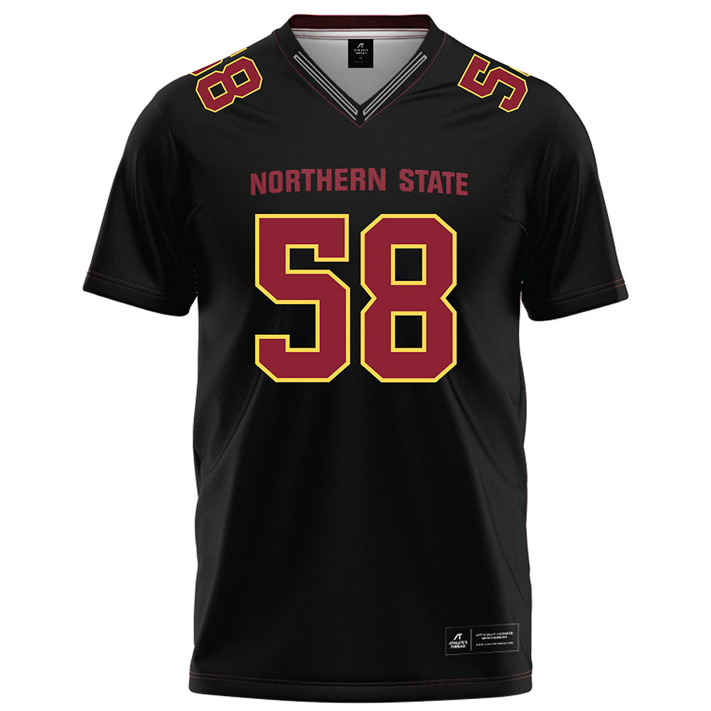 NSU - NCAA Football : Zach Smith - Black Football Jersey-0