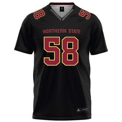 NSU - NCAA Football : Zach Smith - Black Football Jersey-0