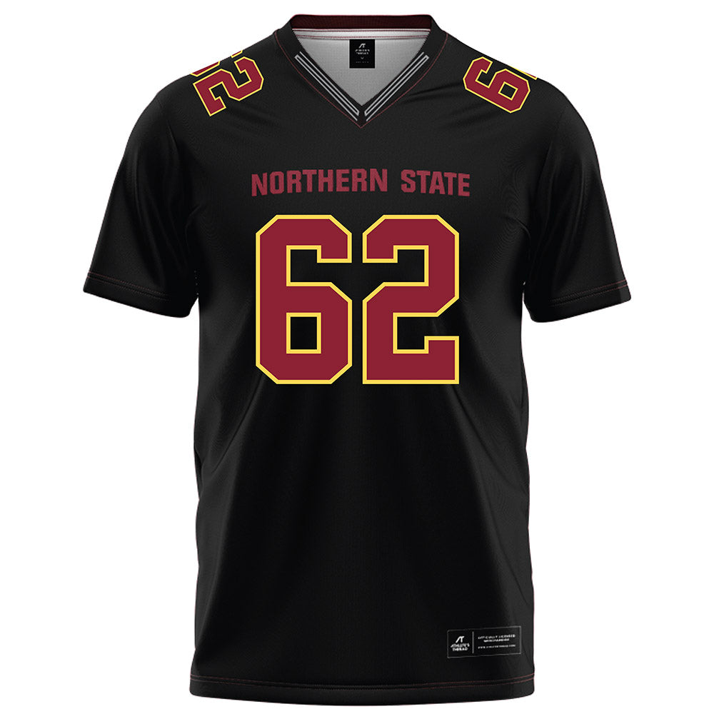 NSU - NCAA Football : Conner Wallman - Black Football Jersey-0