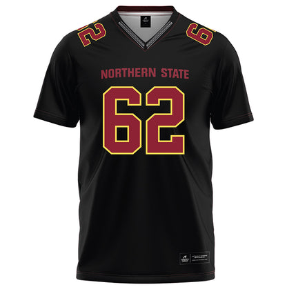 NSU - NCAA Football : Conner Wallman - Black Football Jersey-0