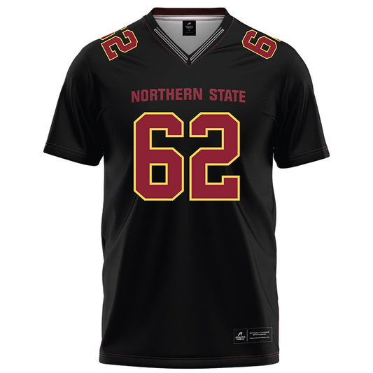 NSU - NCAA Football : Conner Wallman - Black Football Jersey-0