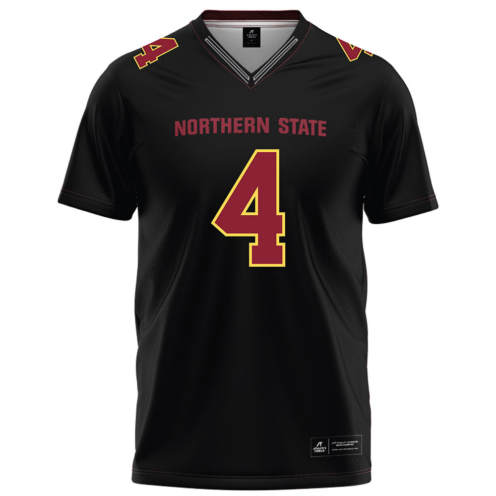 NSU - NCAA Football : Boston Katzer - Black Football Jersey-0