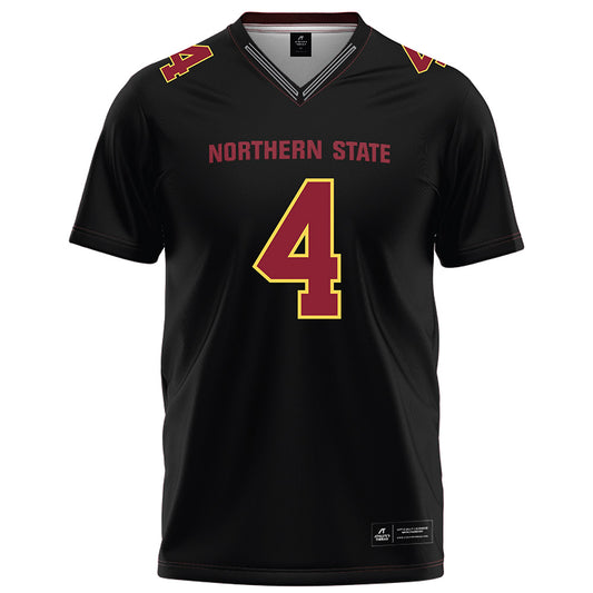 NSU - NCAA Football : Boston Katzer - Black Football Jersey-0