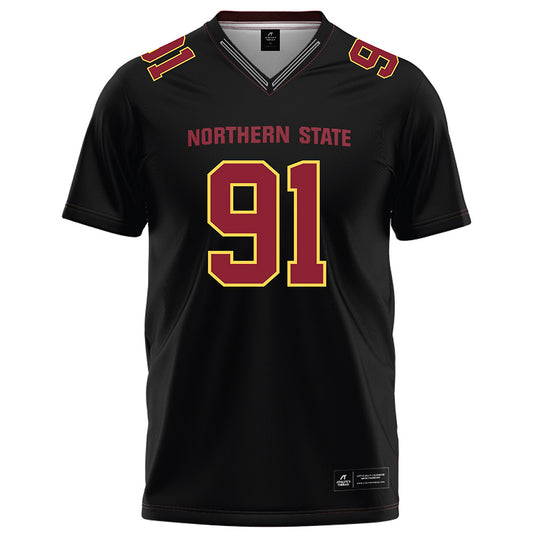 NSU - NCAA Football : Ayden Barnby - Black Football Jersey-0