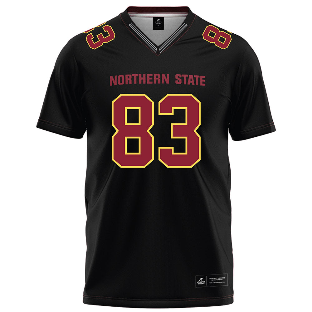 NSU - NCAA Football : Cooper Eisenbeisz - Black Football Jersey-0