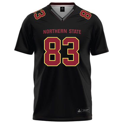NSU - NCAA Football : Cooper Eisenbeisz - Black Football Jersey-0