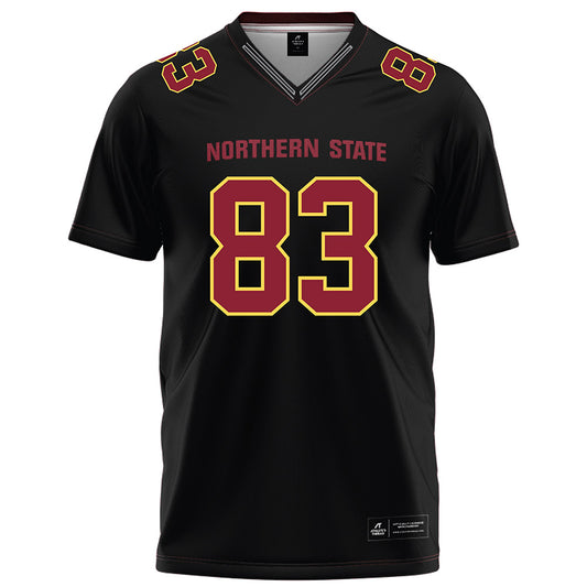 NSU - NCAA Football : Cooper Eisenbeisz - Black Football Jersey-0