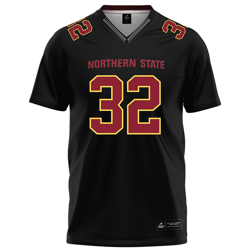 NSU - NCAA Football : Gabe Gutierrez - Black Football Jersey-0