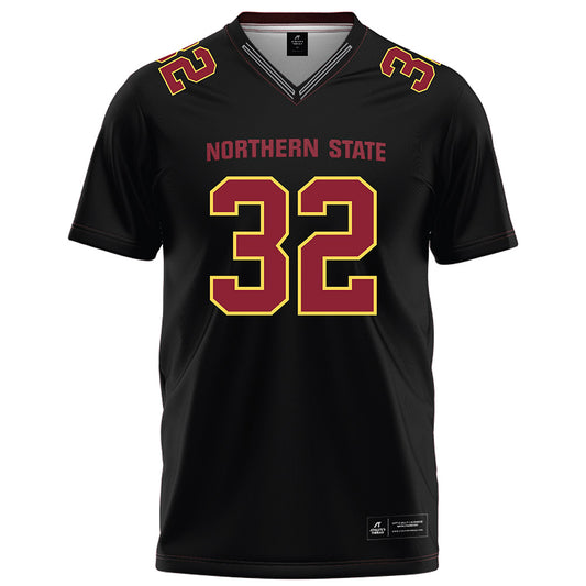 NSU - NCAA Football : Gabe Gutierrez - Black Football Jersey-0