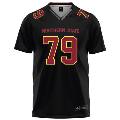 NSU - NCAA Football : Michael Nolan - Black Football Jersey-0
