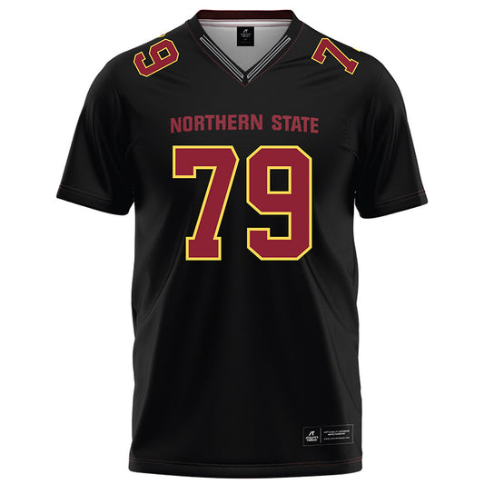 NSU - NCAA Football : Michael Nolan - Black Football Jersey-0