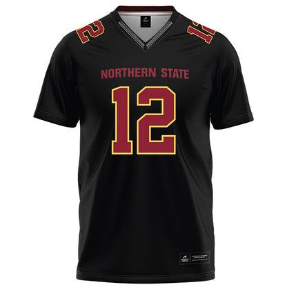 NSU - NCAA Football : Israel Bauer - Black Football Jersey-0
