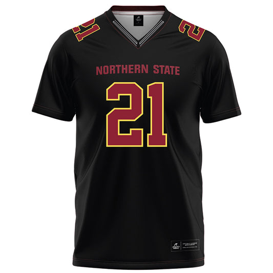 NSU - NCAA Football : Westyn Thorpe - Black Football Jersey-0
