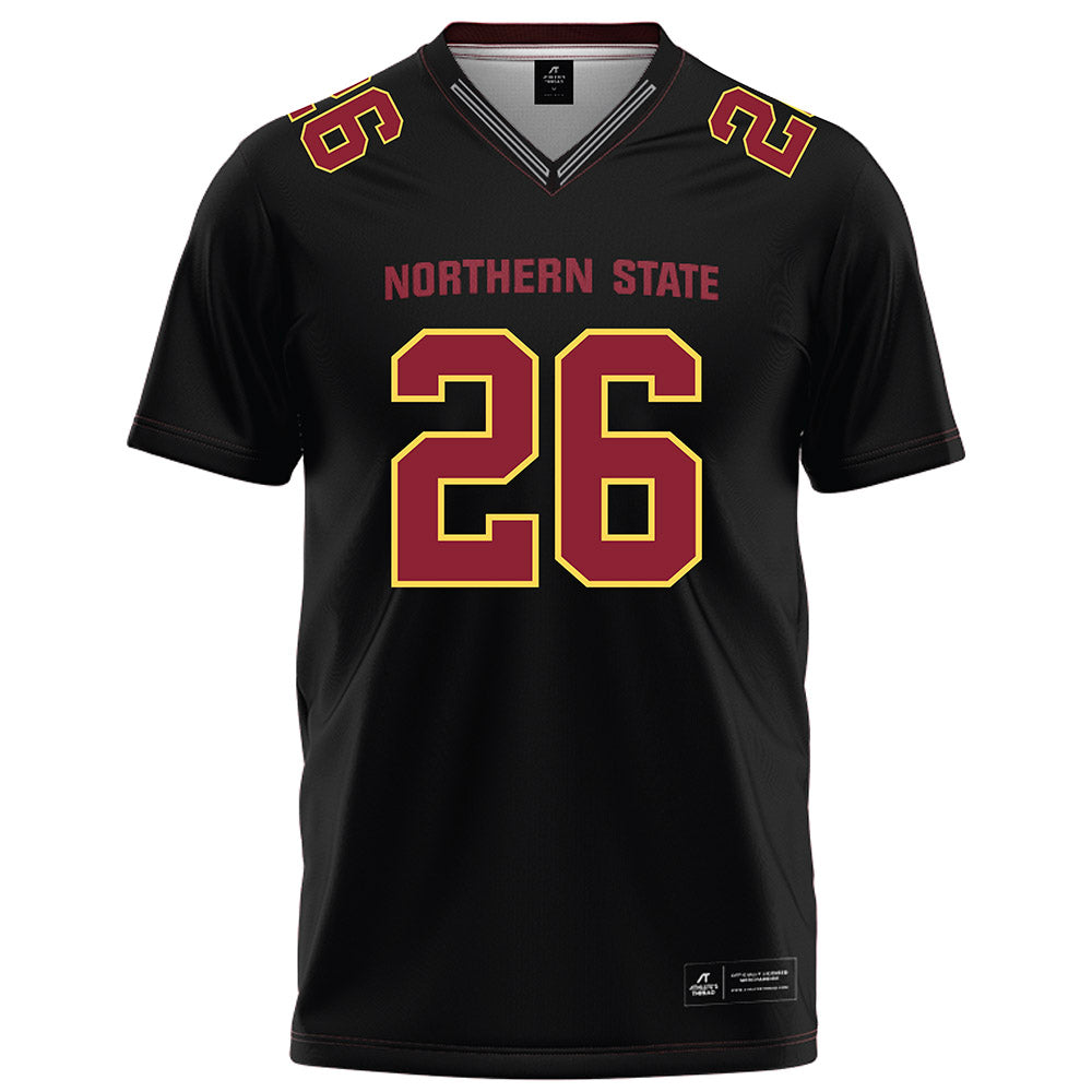 NSU - NCAA Football : Malachi Mack - Black Football Jersey-0