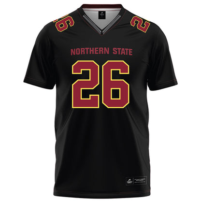NSU - NCAA Football : Malachi Mack - Black Football Jersey-0