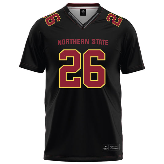 NSU - NCAA Football : Malachi Mack - Black Football Jersey-0