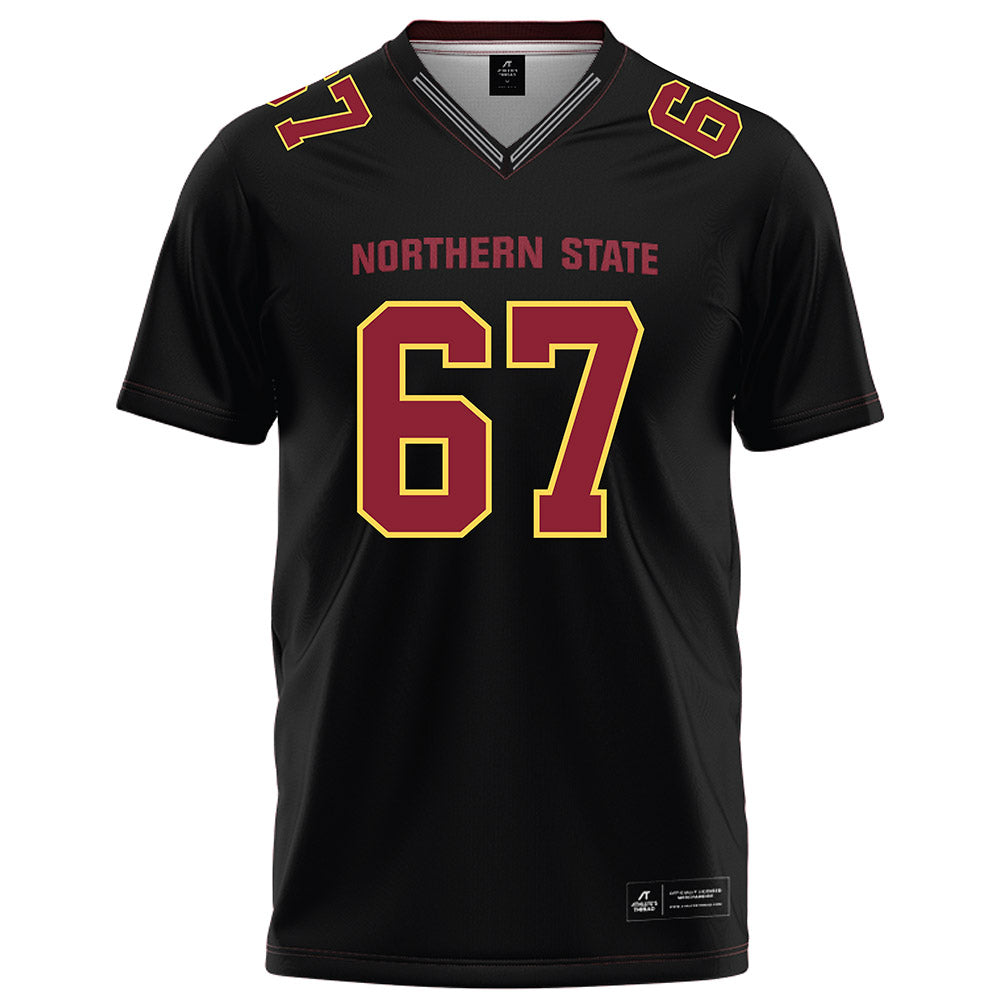 NSU - NCAA Football : Hudson Hodous - Black Football Jersey