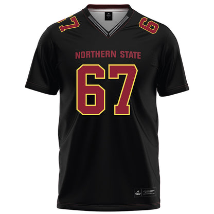 NSU - NCAA Football : Hudson Hodous - Black Football Jersey