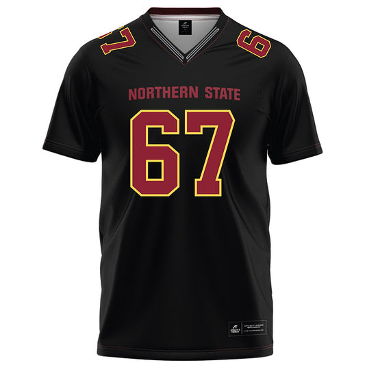 NSU - NCAA Football : Hudson Hodous - Black Football Jersey