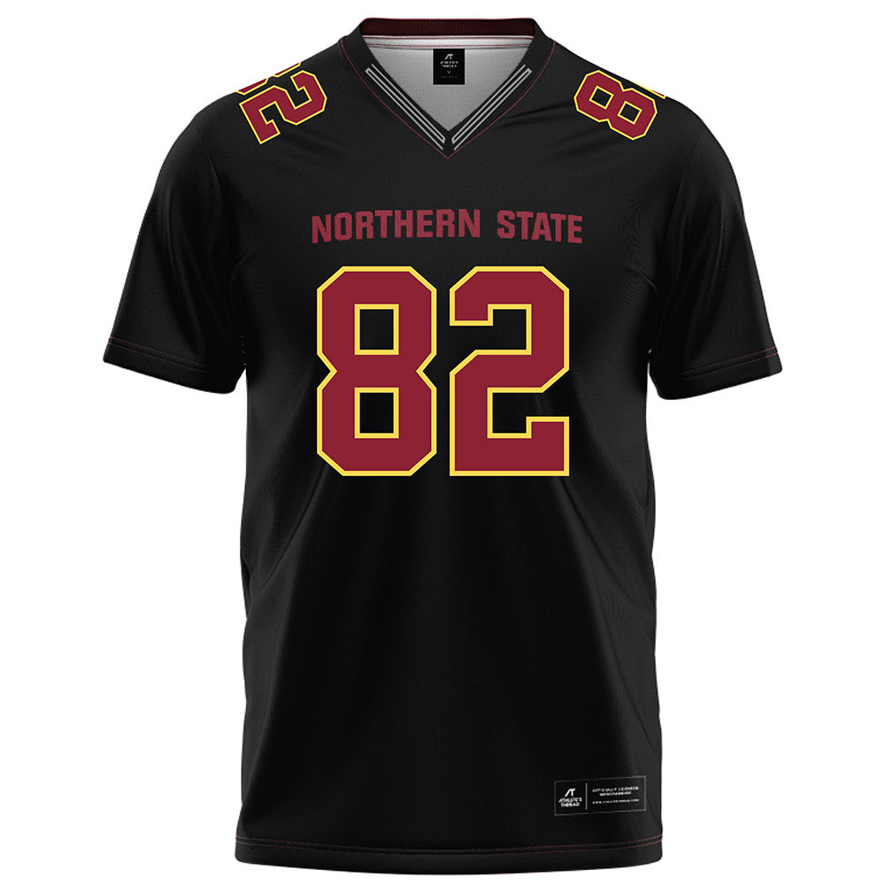 NSU - NCAA Football : Louie Schwabe - Black Football Jersey-0