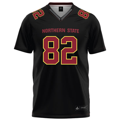 NSU - NCAA Football : Louie Schwabe - Black Football Jersey-0