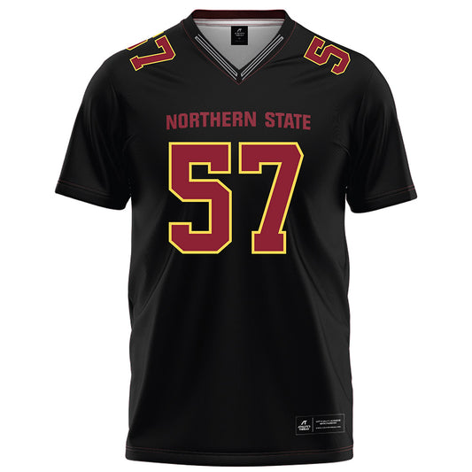 NSU - NCAA Football : Jake Merchlewitz - Black Football Jersey-0