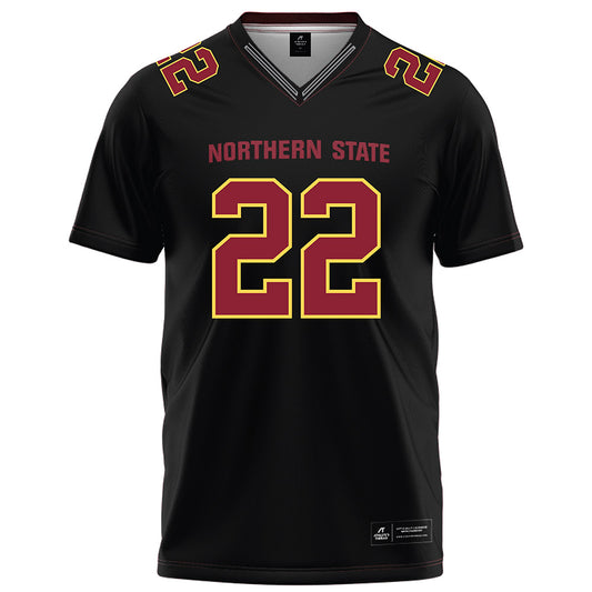 NSU - NCAA Football : Dreavin Hodge - Black Football Jersey-0