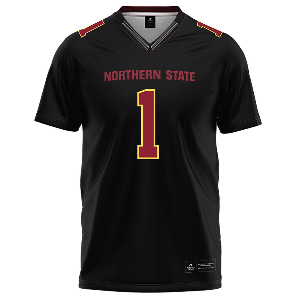 NSU - NCAA Football : Daniel Britt - Black Football Jersey-0