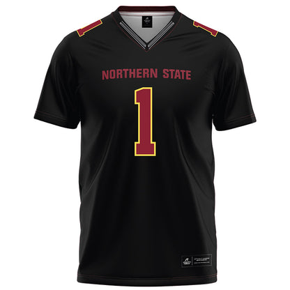 NSU - NCAA Football : Daniel Britt - Black Football Jersey-0