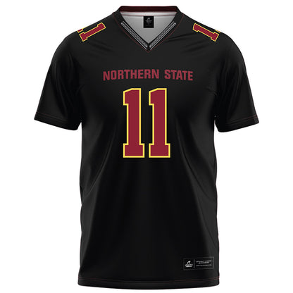 NSU - NCAA Football : Wilmot Matadi - Black Football Jersey-0