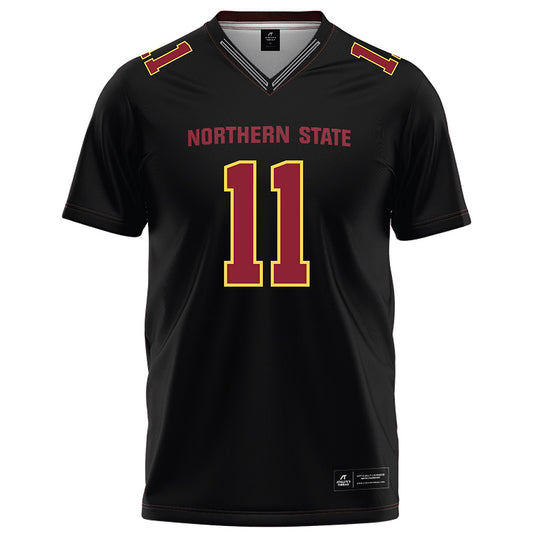 NSU - NCAA Football : Wilmot Matadi - Black Football Jersey-0