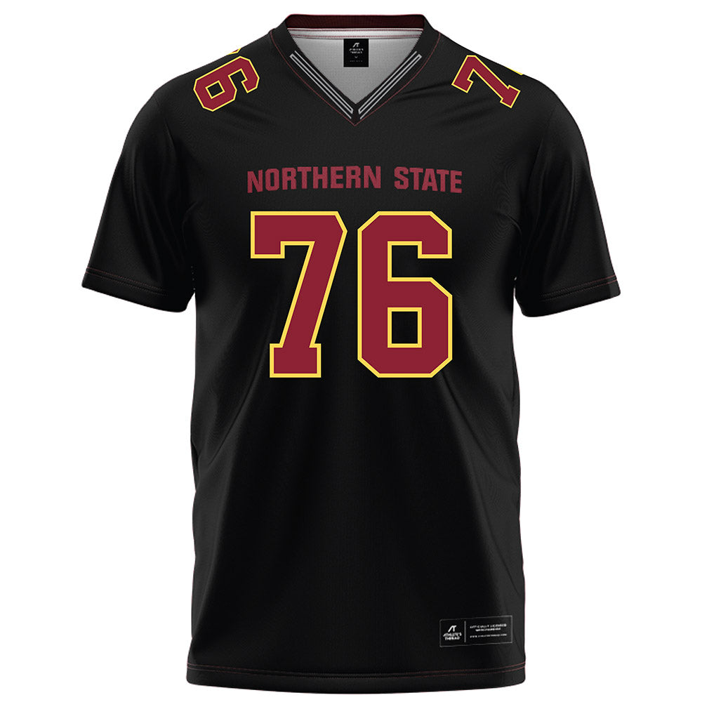 NSU - NCAA Football : Noah Draeger - Black Football Jersey