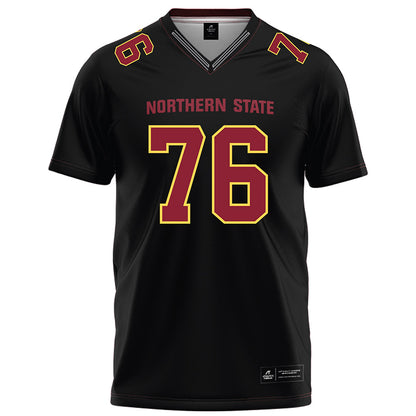 NSU - NCAA Football : Noah Draeger - Black Football Jersey