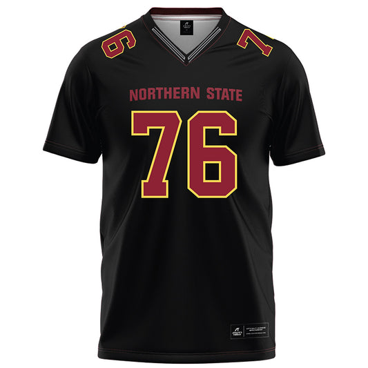 NSU - NCAA Football : Noah Draeger - Black Football Jersey