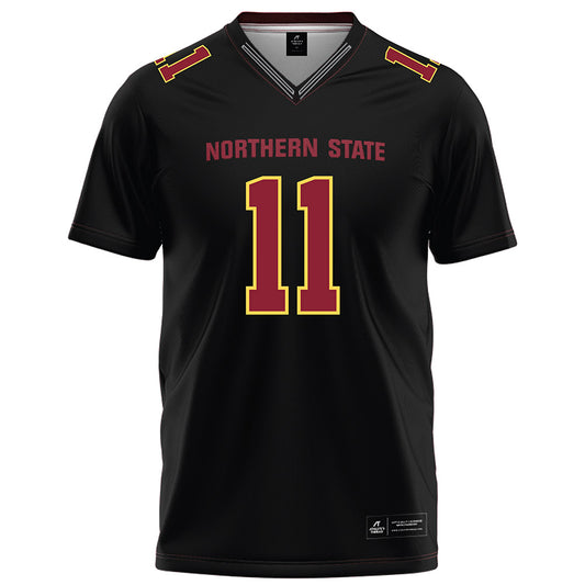 NSU - NCAA Football : Karson Borge - Black Football Jersey-0