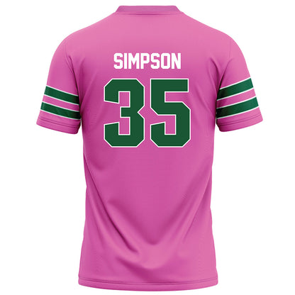 UAB - NCAA Football : Owen Simpson - Pink Football Jersey-1