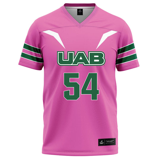 UAB - NCAA Football : Kyle Mosley - Pink Football Jersey-0