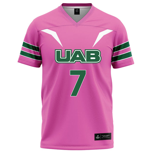 UAB - NCAA Football : adrian maddox - Pink Football Jersey-0