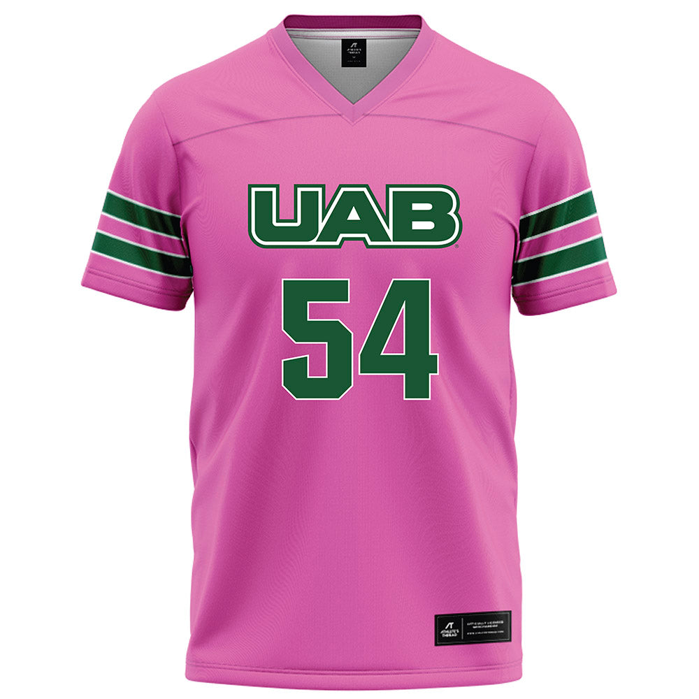 UAB - NCAA Football : Kyle Mosley - Pink Football Jersey-0