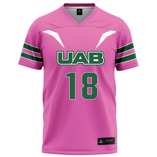 UAB - NCAA Football : Landry Lyddy - Pink Football Jersey-0