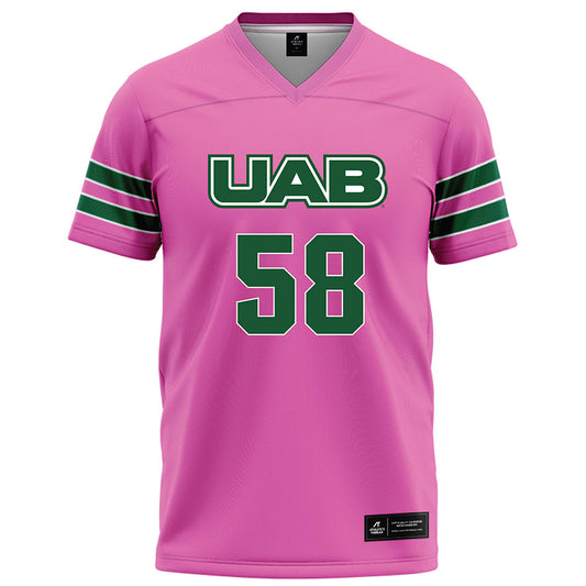 UAB - NCAA Football : JQuan Mason - Pink Football Jersey-0