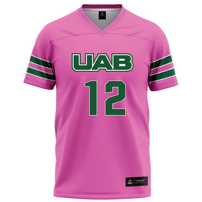 UAB - NCAA Football : Jaylen Elder - Pink Football Jersey-0