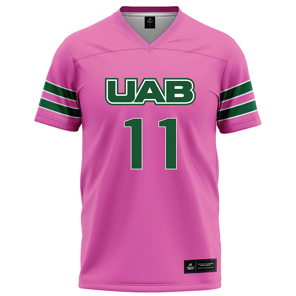 UAB - NCAA Football : AntaVeon McKenzie - Pink Football Jersey-0