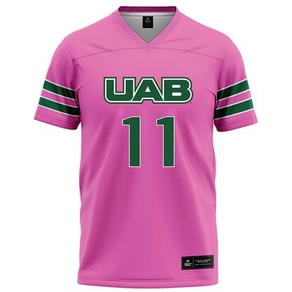 UAB - NCAA Football : AntaVeon McKenzie - Pink Football Jersey-0