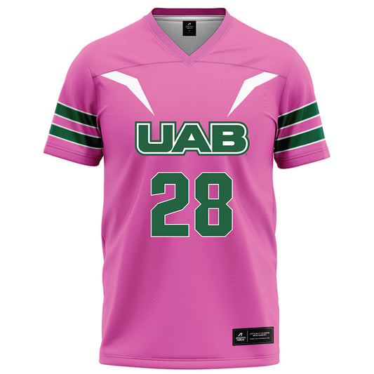 UAB - NCAA Football : Brandon Franklin - Pink Football Jersey-0