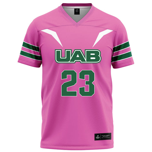 UAB - NCAA Football : Ricky Lee III - Pink Football Jersey-0