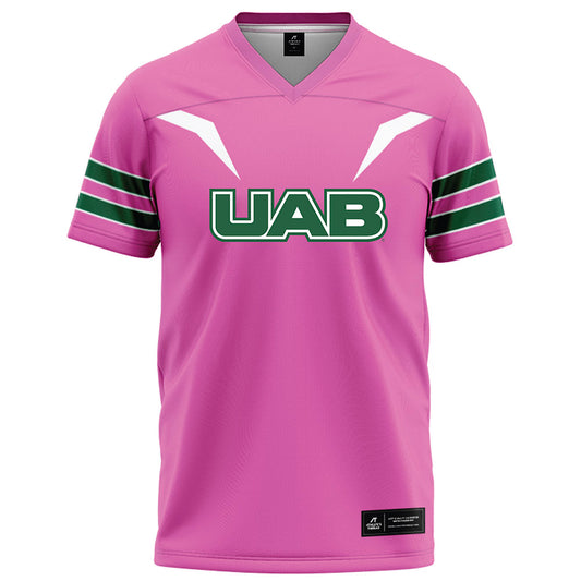 UAB - NCAA Football : Braden Teague - Pink Football Jersey-0