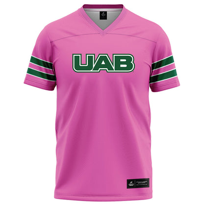 UAB - NCAA Football : Braden Teague - Pink Football Jersey-0