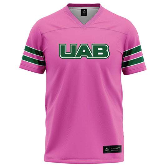UAB - NCAA Football : Braden Teague - Pink Football Jersey-0