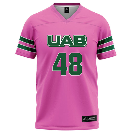 UAB - NCAA Football : Phillip Davison - Pink Football Jersey-0